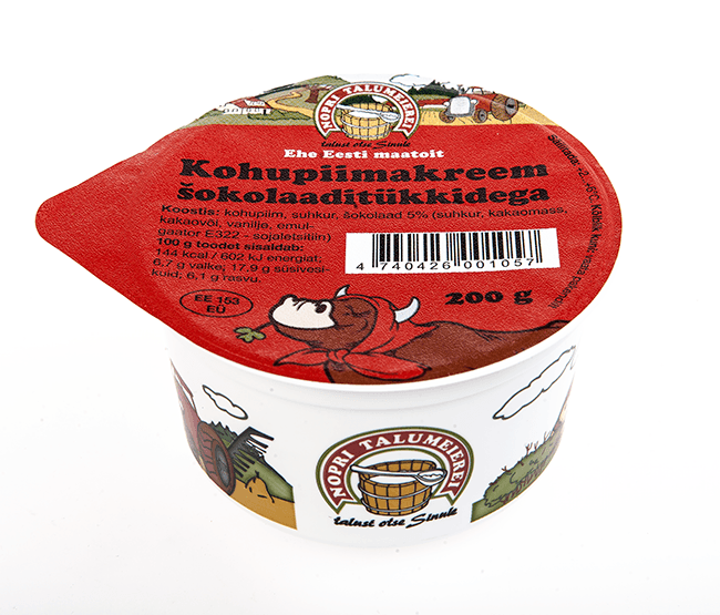 nopri kohupiimakreem šokolaadi