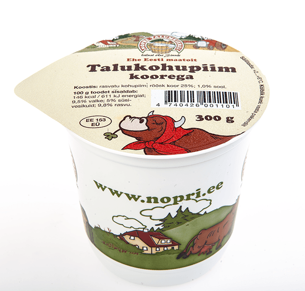 nopri talu kohupiim koorega